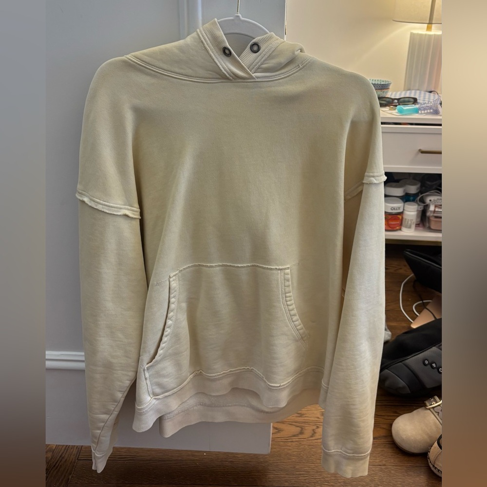 We The Free Light Yellow Hooded Pullover